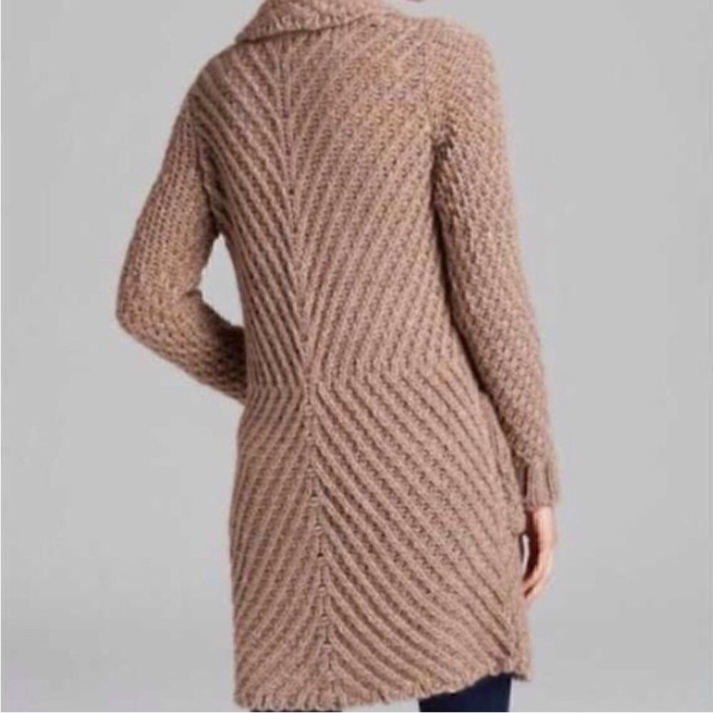 Free People Buttermilk biscuit wool alpaca duster sweater - Picture 6 of 10